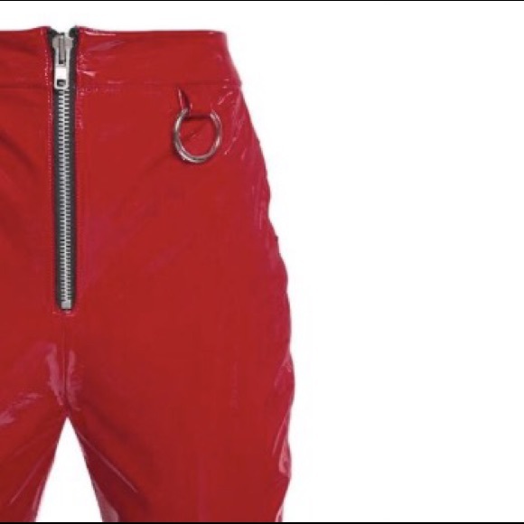 DILARA FINDIKOGLU high waited patent leather pants - Picture 6 of 7